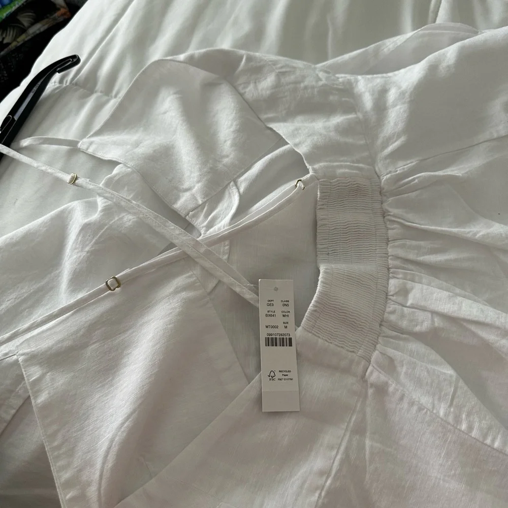 JCrew Crisp White Slip Dress - Picture 3 of 6